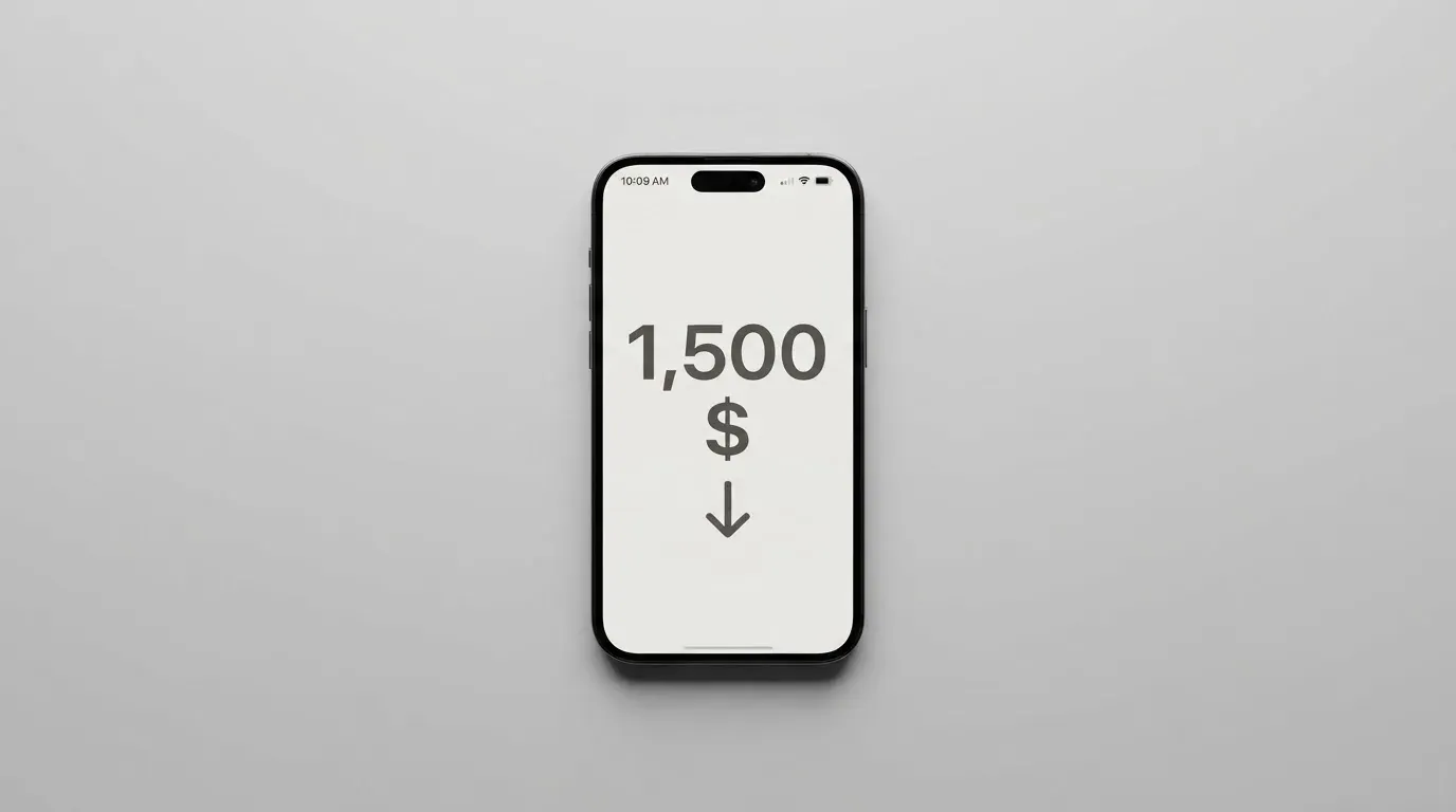 A phone showing a stablecoin transfer screen