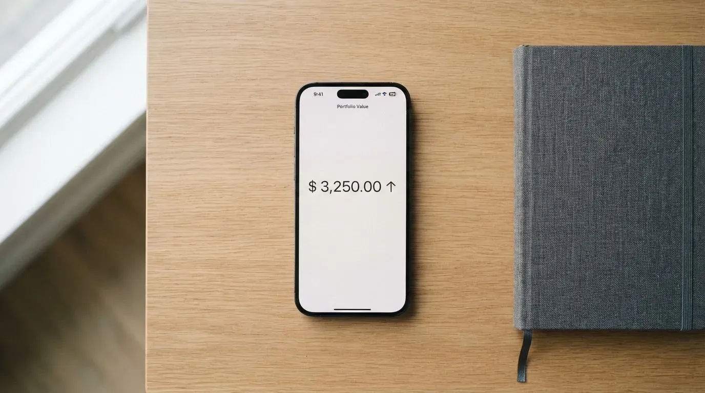 A phone showing a stablecoin transfer screen