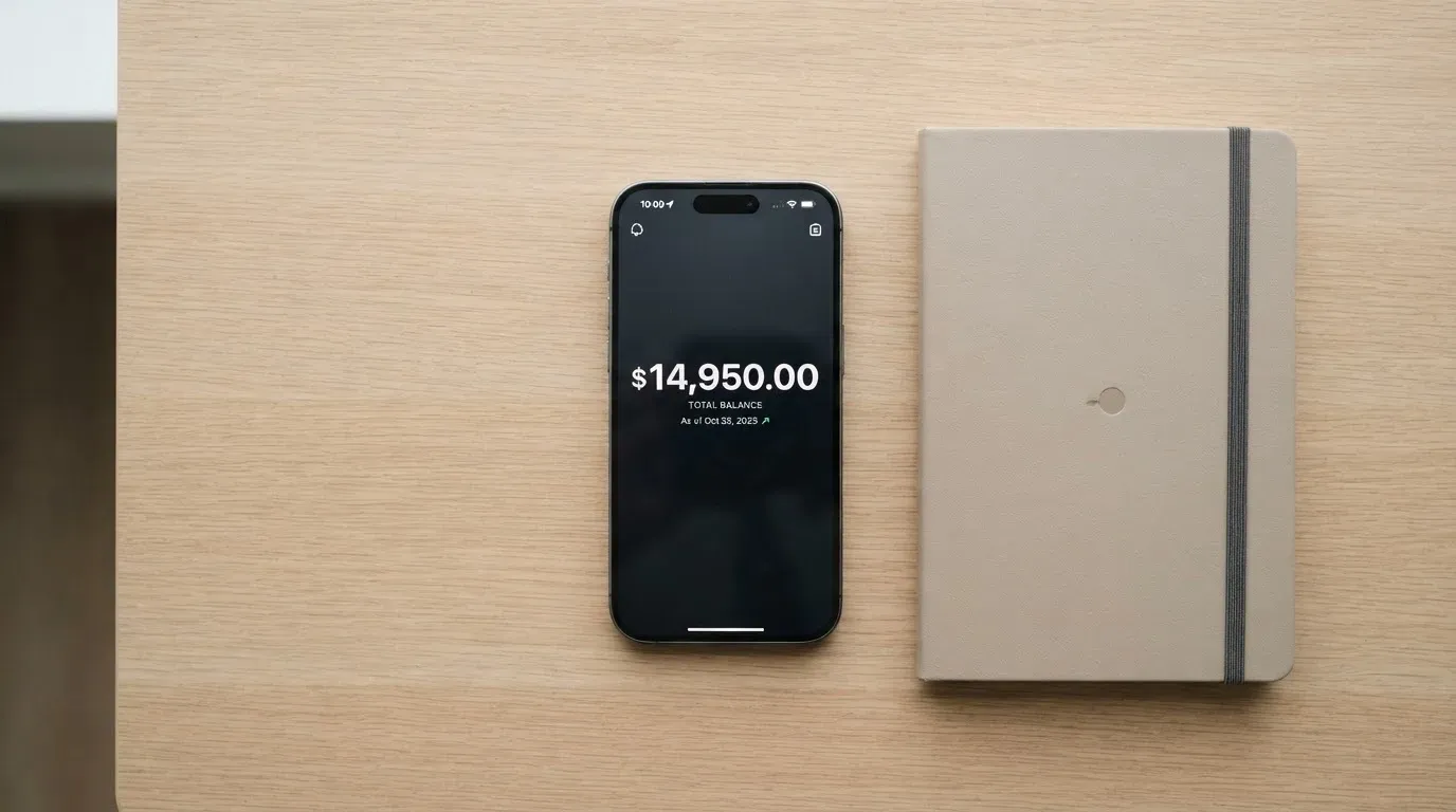 A phone showing a stablecoin transfer screen