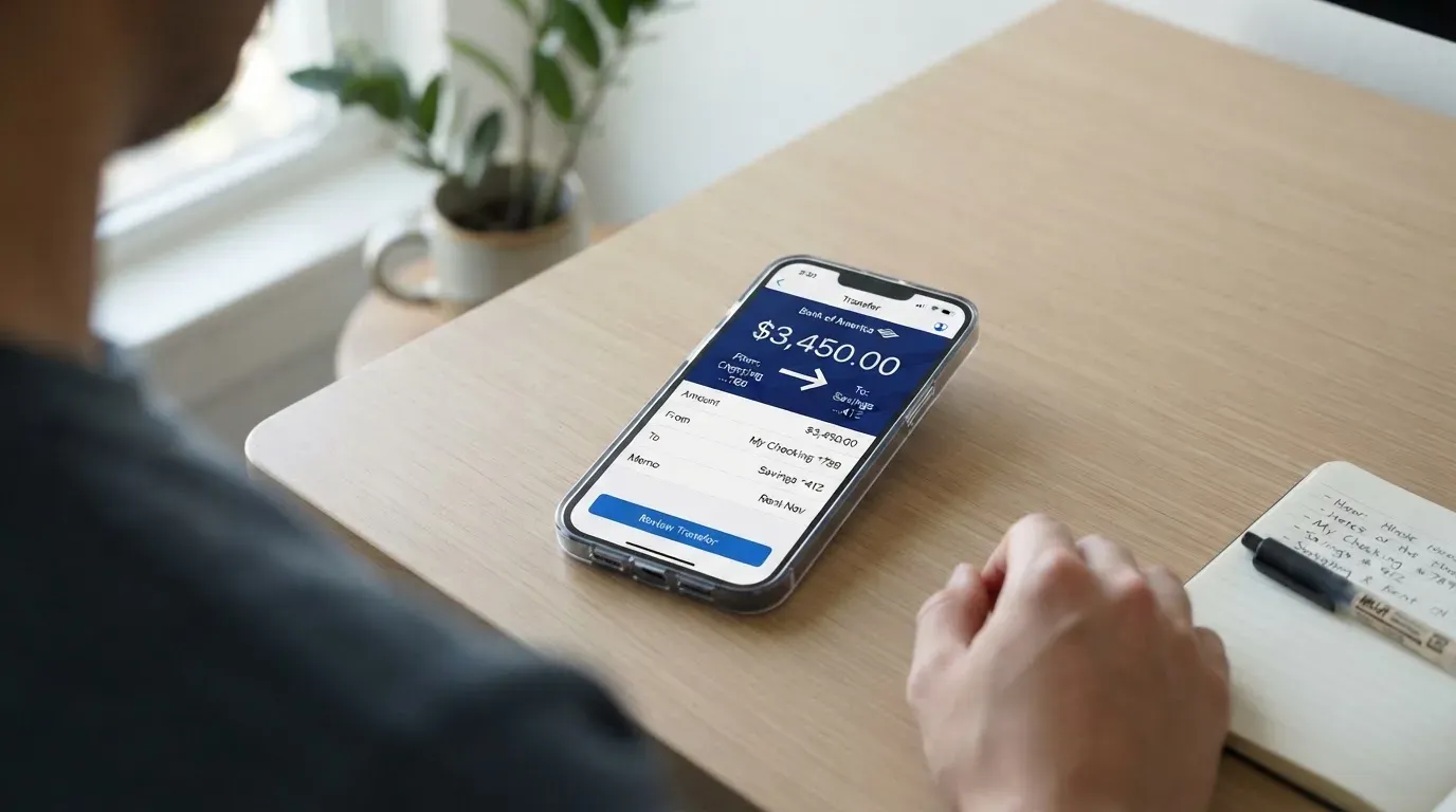 A phone showing a stablecoin transfer screen