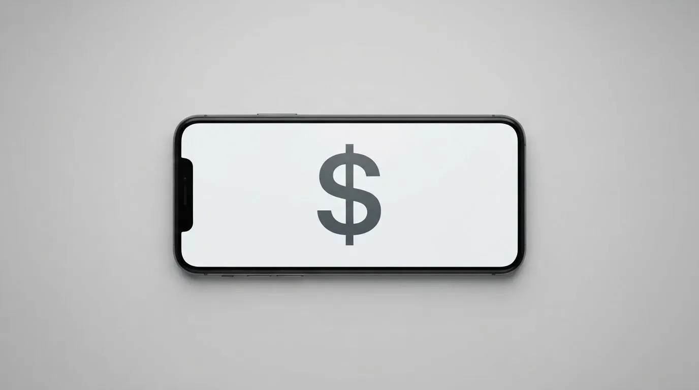 A phone showing a stablecoin transfer screen